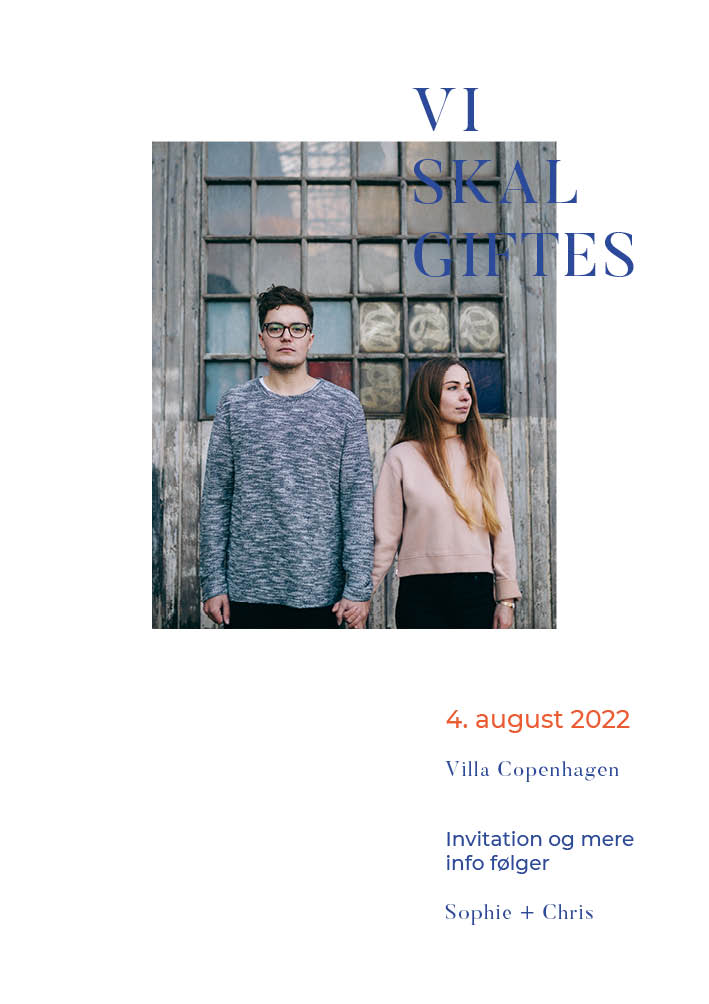 Bryllup - Sophie & Chris Save The Date